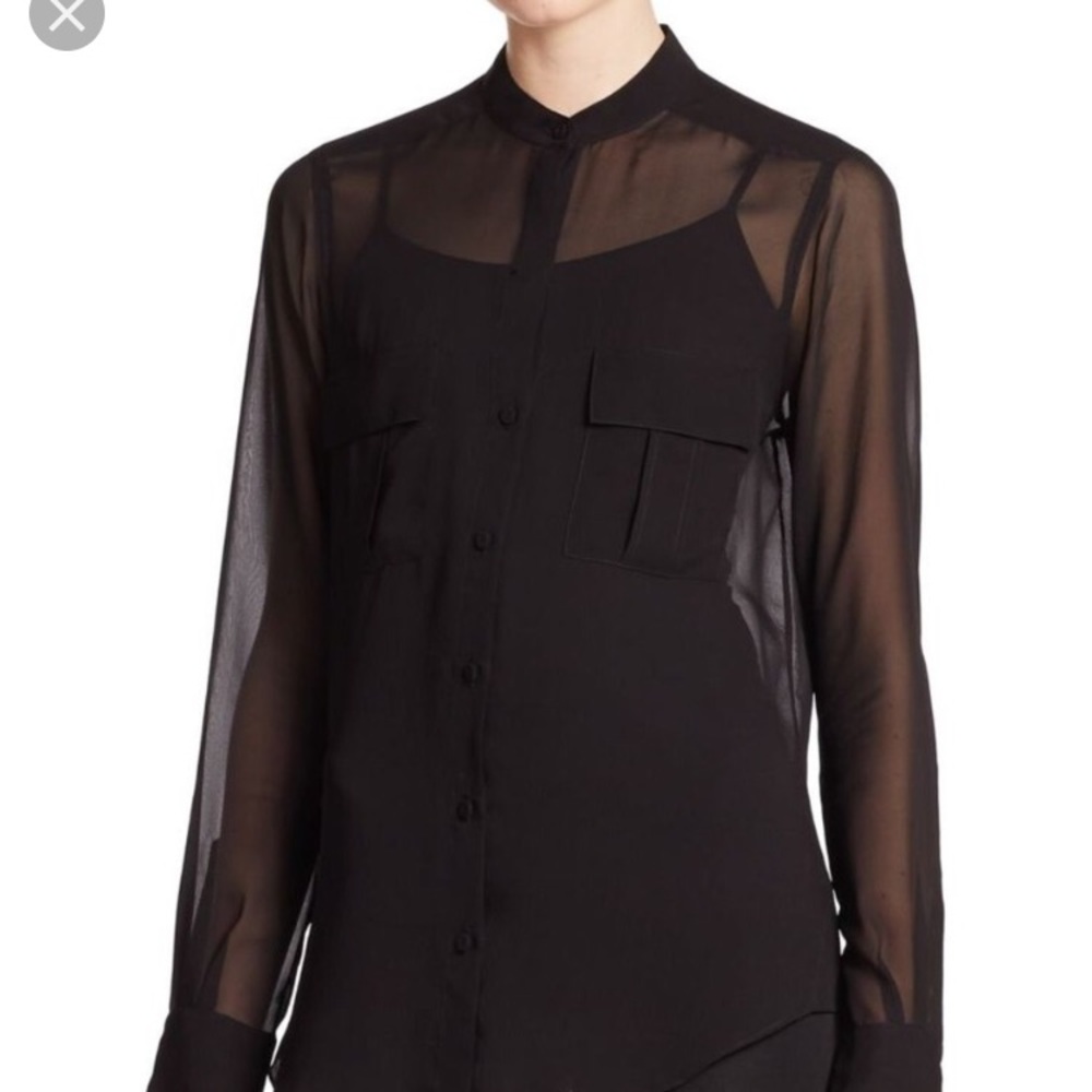 Women’s BCBG  Max Azria Sheer Blouse